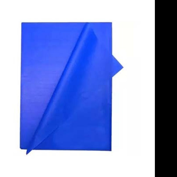 PAPEL CHINA 50X75 CM. AZUL FUERTE PZA